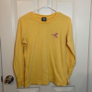 SANTA CRUZ SKATEBOARDS YELLOW LONG SLEEVE